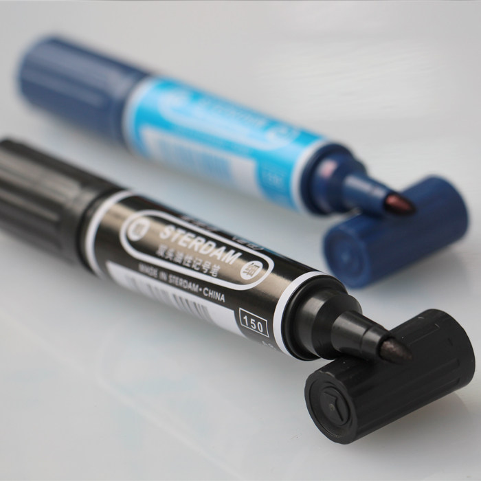 Stedan oily marker pen Oily large head pen Large water pen Large head pen Express pen Black blue