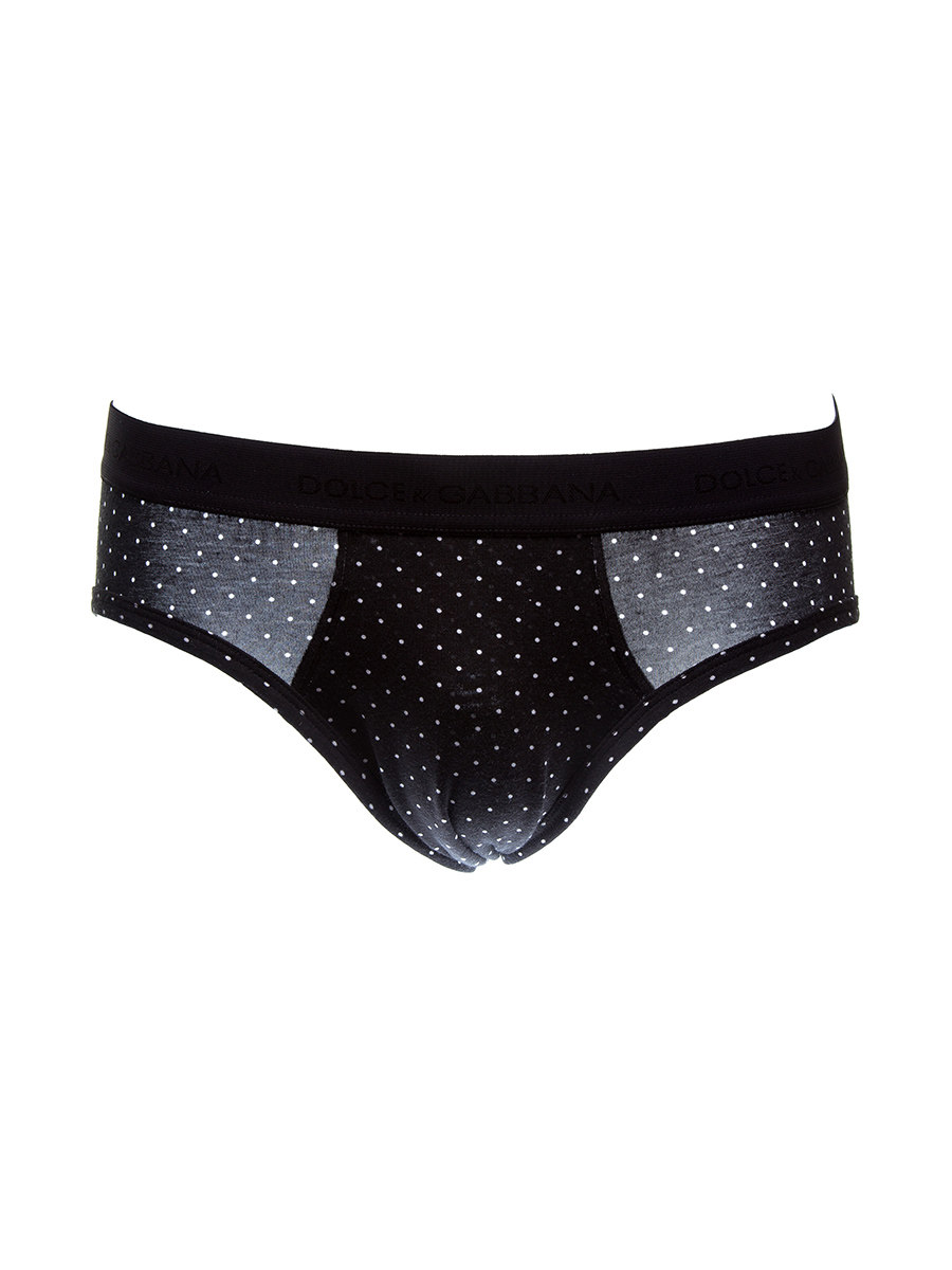 Dolce&Gabbana 黑色波点内裤