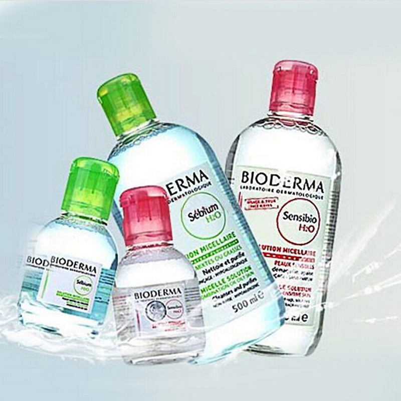 贝德玛卸妆水500ml250ml100ml眼唇脸部洁肤液卸妆液粉水蓝水