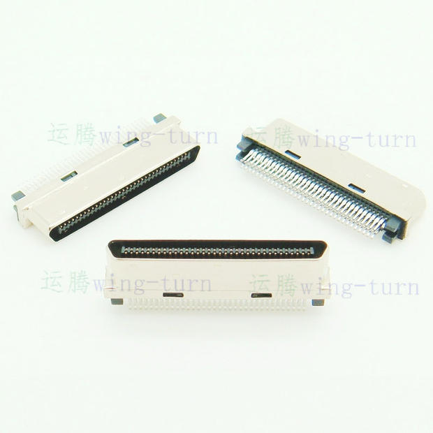 Yunteng V68M-1.2 SCSI68P Splint Male VHDCI68pin0.8mm Splint Male