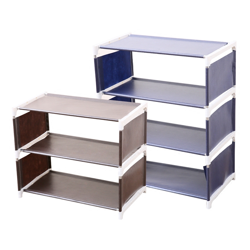 Not too late Simple multi-layer shoe rack Cloth shoe storage rack home multi-function space-saving small shoe rack Shoe cabinet