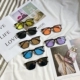 2018 đường phố mới đánh bại kính râm màu đỏ nữ phiên bản Hàn Quốc của hipster retro hoang dã hộp kính râm nam