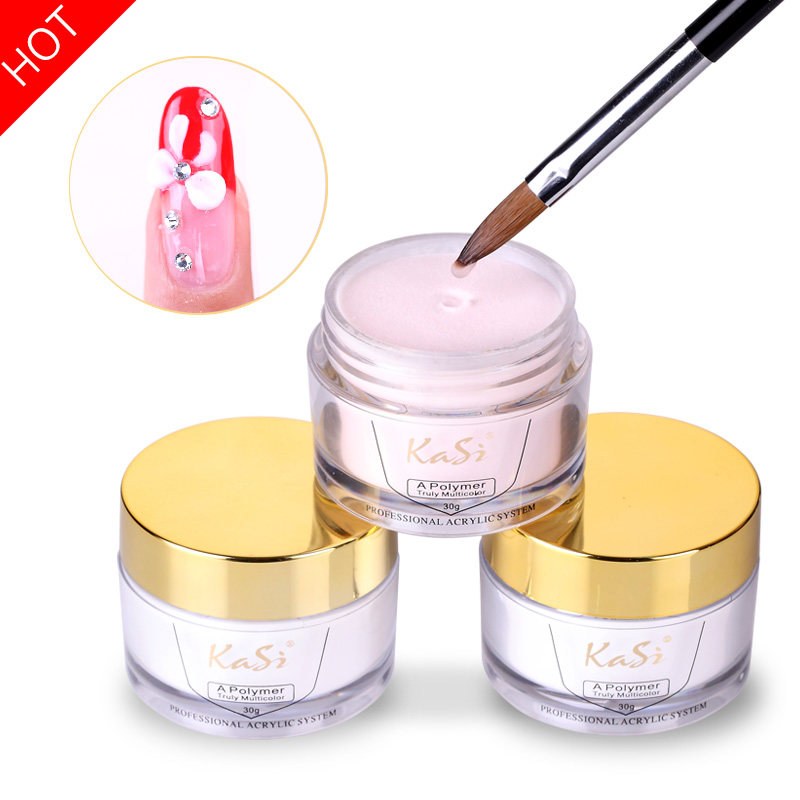 KaSi美甲水晶粉水晶液做假指甲延长工具 钻 饰品固定 雕花水晶甲