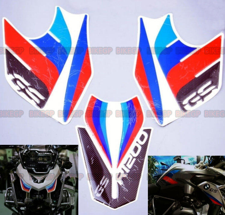 Poma R1200GS LC Water Bird Body Sticker Oil Tank Side-Hebei Sticker Bird Mouth Stickler Stickler Protection Post