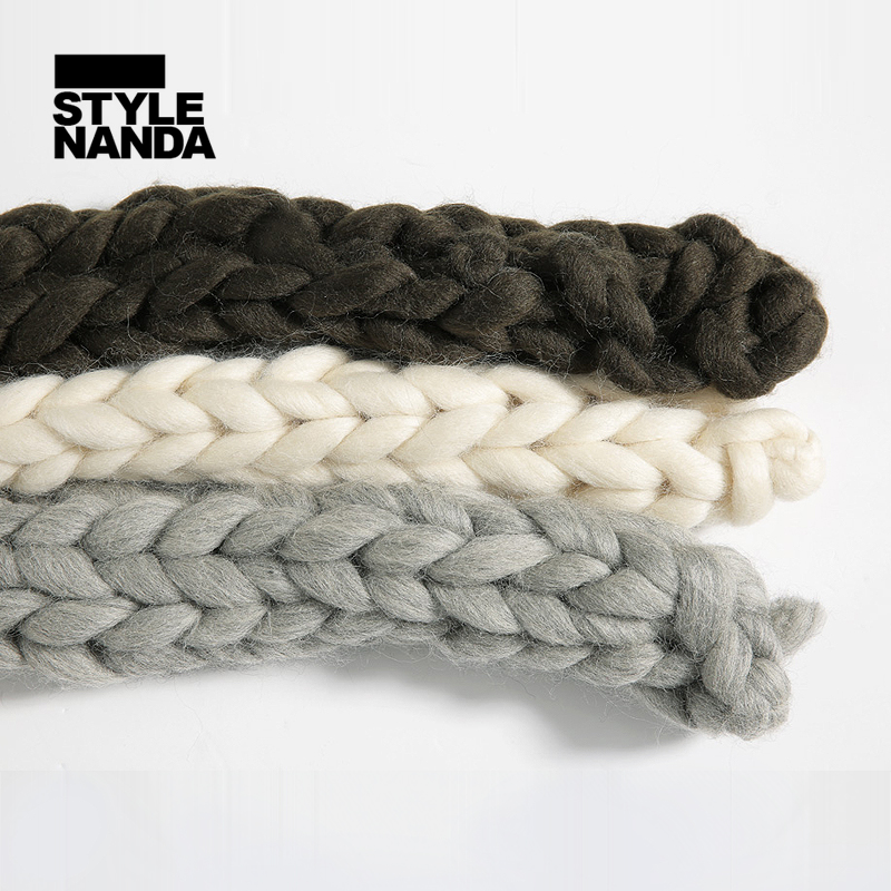 stylenanda 韩版手工编织针织围脖
