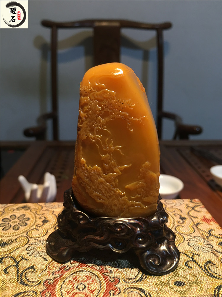 Lao Tian Huang Seal Changhua Tian Huangshi Bo Yi ornaments Bahrain bloodstone rough stone seed material gram price customization