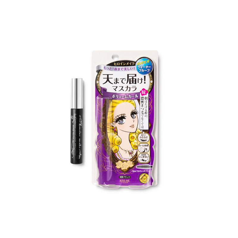 直邮KISS ME/奇士美花漾美姬 防水防晕纤长浓密睫毛膏6g自然黑