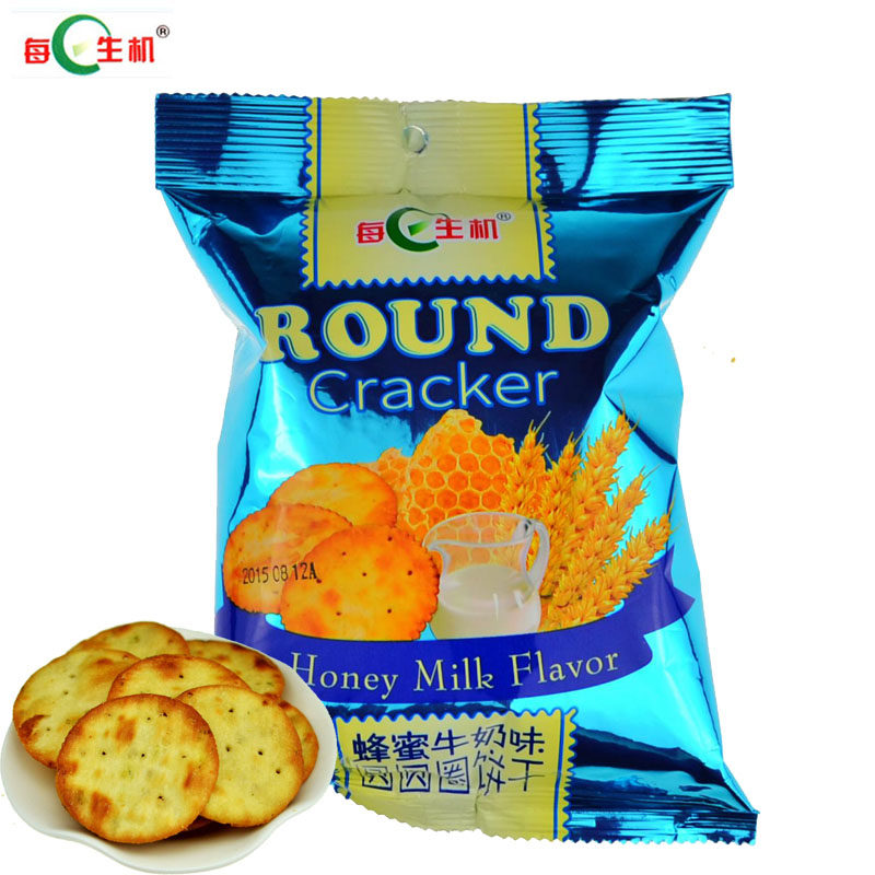 【天猫超市】每日生机圆圆圈蜂蜜牛奶味小饼干55g小吃零食$