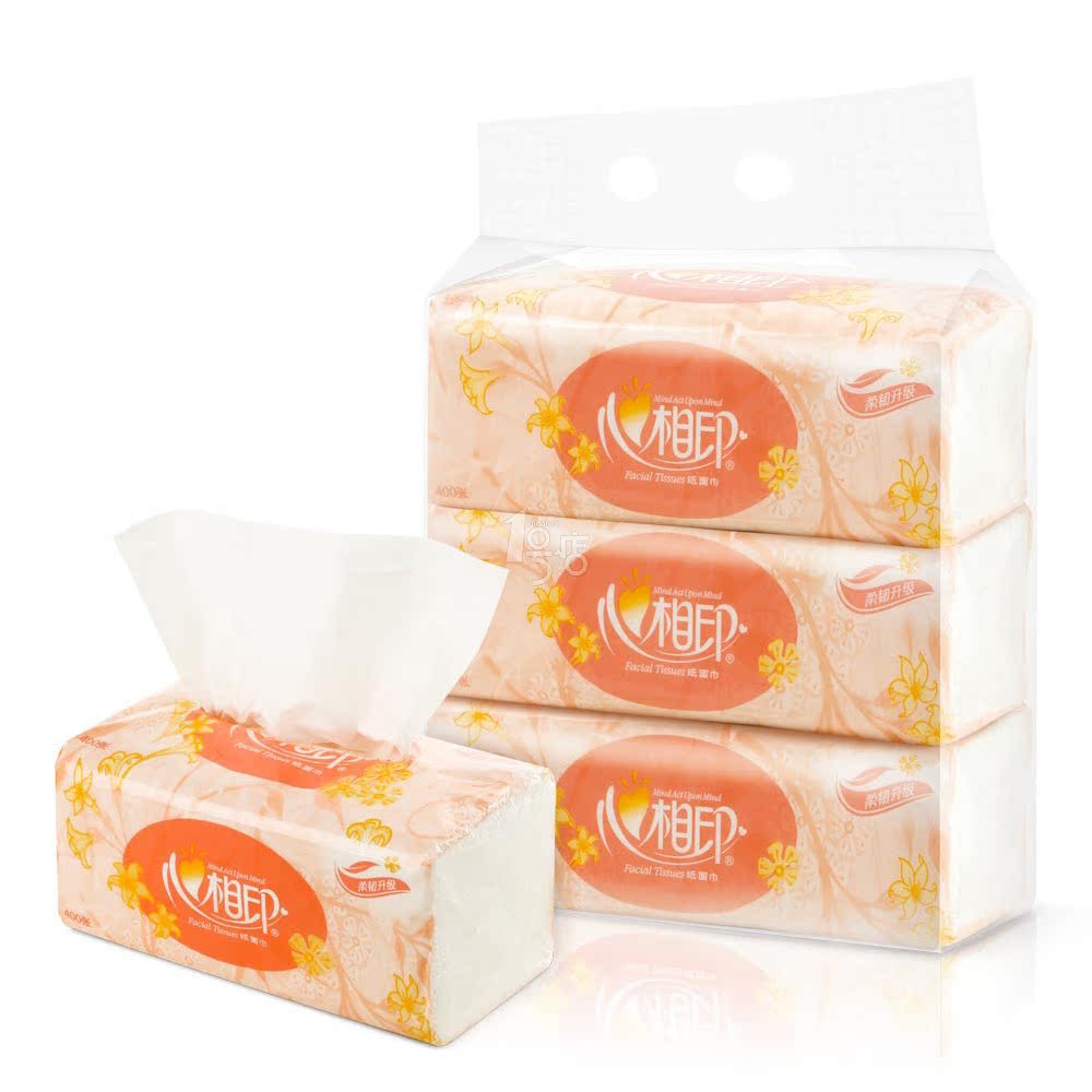 心相印 面巾纸200抽×3包 1号店