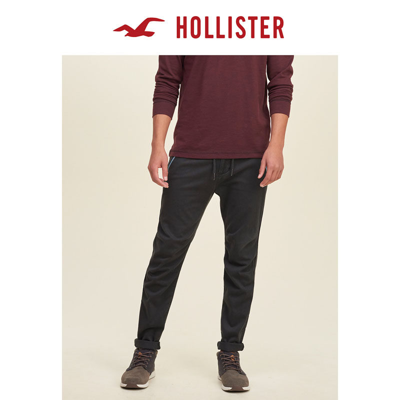Hollister 混合斜纹布慢跑休闲裤 男 115243
