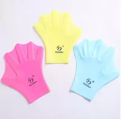 Swimming paddles swimming paddles hand webbed silicone web scuba diving hand webbed diving gloves men and women