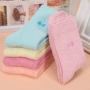 1 đôi tất nữ mùa đông khăn dày của phụ nữ vớ cotton terry mùa đông siêu dày ấm áp cộng với vớ cashmere tất nữ cổ trung