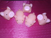 Cute Pig Squishy Mochi Squeeze Toy Pink Pig Stress Relaiver