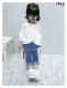 Quần bé gái 2018 quần áo trẻ em mới 12-3-6 tuổi trẻ em mùa thu co giãn quần jeans lỗ bút chì