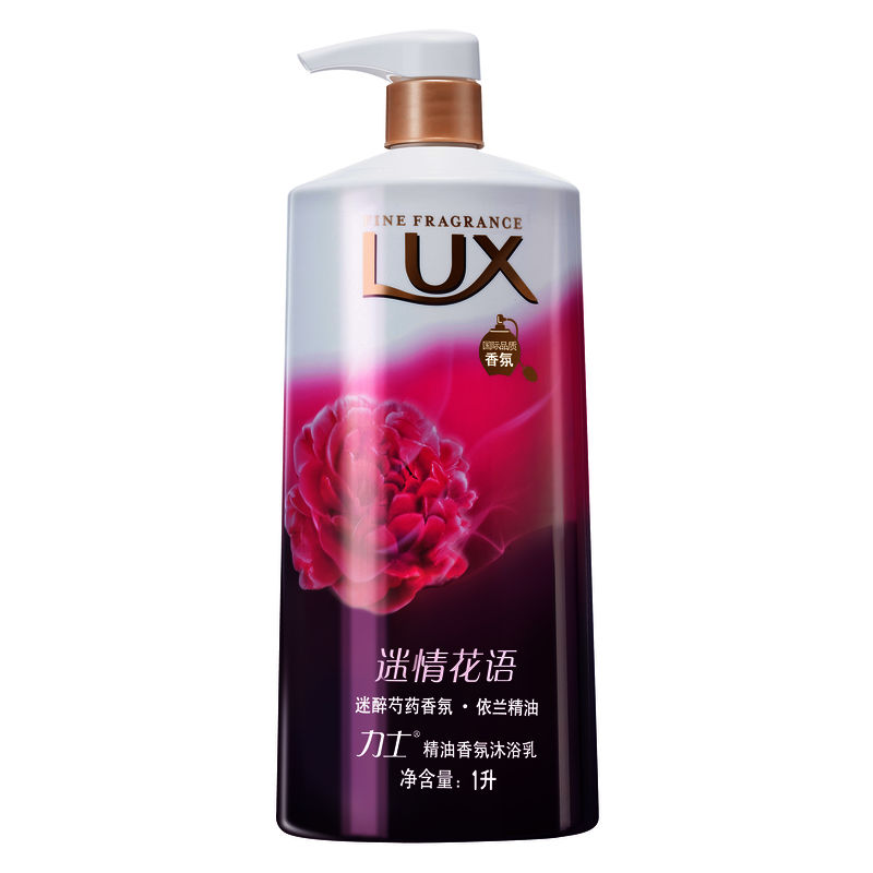 【天猫超市】LUX/力士精油香氛沐浴乳迷情花语 1L沐浴露 持久留香