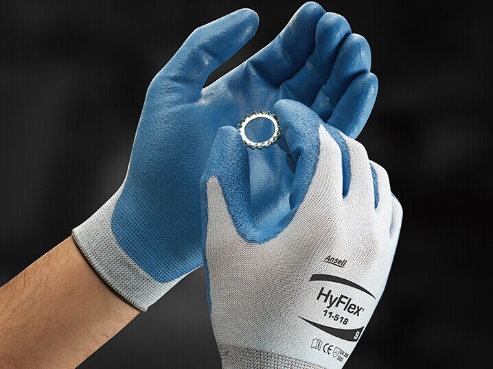 ANSELL Anthill 11-518 Anti-cutting gloves PU coated abrasion-proof assembly punching 3-level anti-cutting gloves