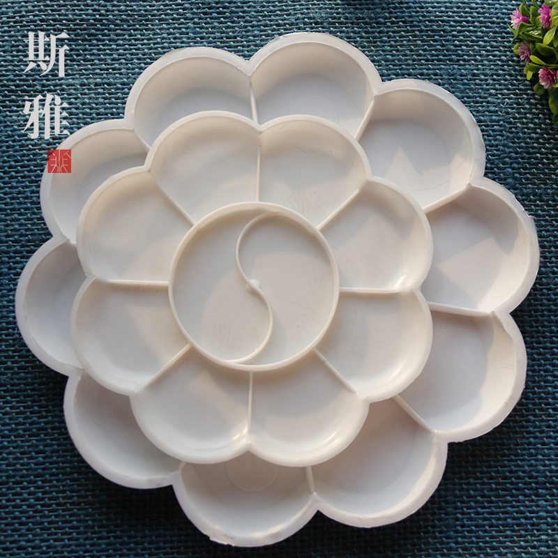 Meisiya high-quality color palette Plum color palette Chinese painting Acrylic gouache Watercolor Textile pigment palette