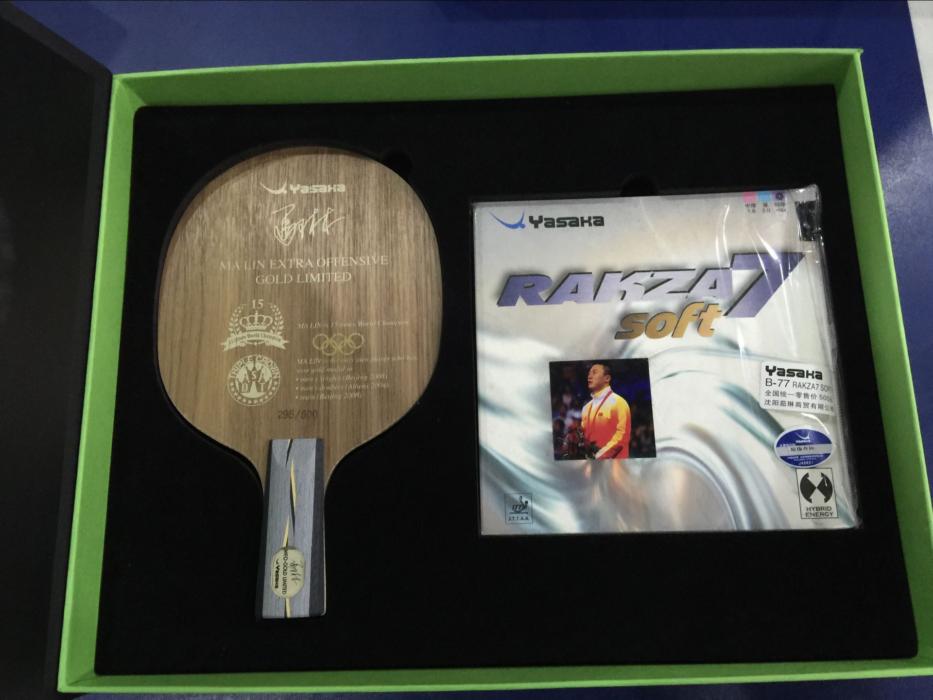 Yasaka YASAKA Malinmarind YEO table tennis racket Global limit of 500 captures the rubber sheet