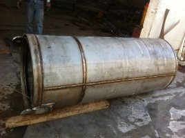 Inside bile for industrial furnaces (inner diameter 835*wall thickness 10*height 2200)
