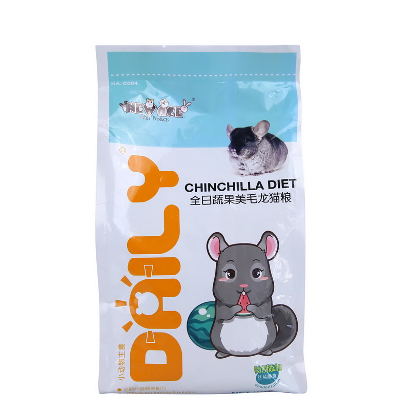 波奇网 宠物龙猫粮 纽安吉全日蔬果美毛龙猫粮800g防食毛症龙猫粮