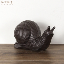 European-style cast iron art snail creative pastoral style decoration entrance retro nostalgic large courtyard home decorations