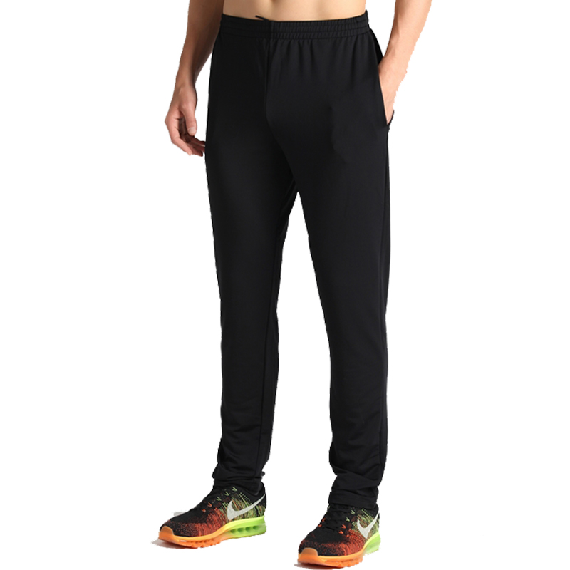 Lui Van Running Sports Football Long Pants Smoke Pipe Pants Thin men's gym speed dry display slim straight cylinder casual pants