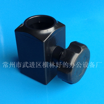 Focus on plastic products 25 round tube to 30 square tube lining sleeve computer desk furniture accessories manufacturer direct sales