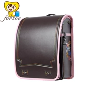 Forzoe Nhật Bản giải nén bảo vệ sườn núi tiểu học schoolbag loại hộp trẻ em ba lô 3-6 lớp túi nữ