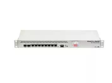 MikroTik CCR1009-8G-1S-1S 9-core 10 Gigabit RouterOS Router Redundant Power supply