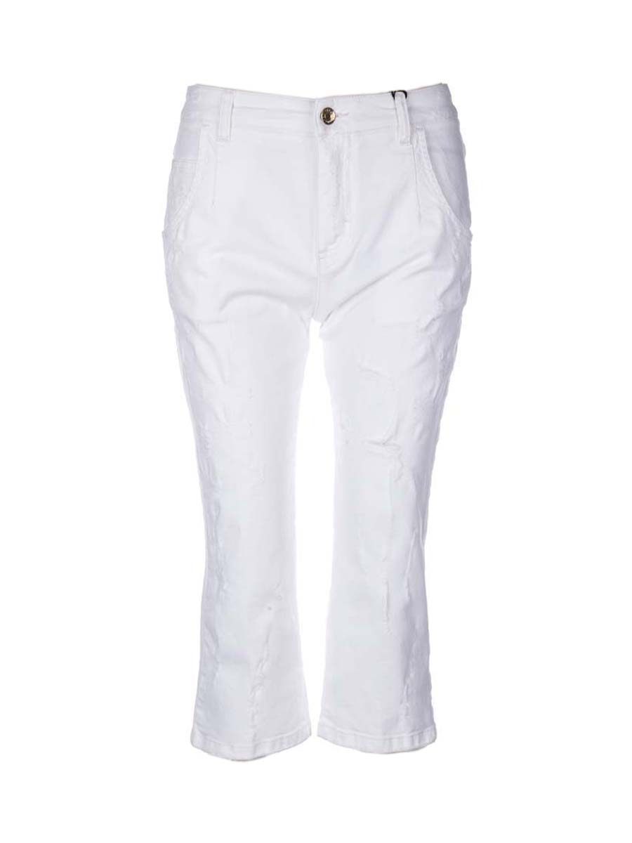 Dolce&Gabbana 白色休闲七分裤
