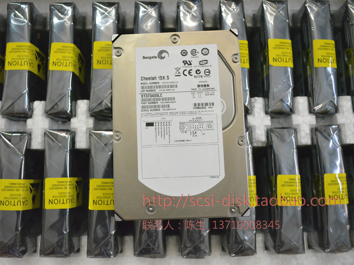 PCパーツ 73?GB SCSI u320?15?K RPM 80pin???st373455lc-rf qqffhab ST373455LC Seagate Cheetah 15K.5 73GB SCSI Hard Disk Drive