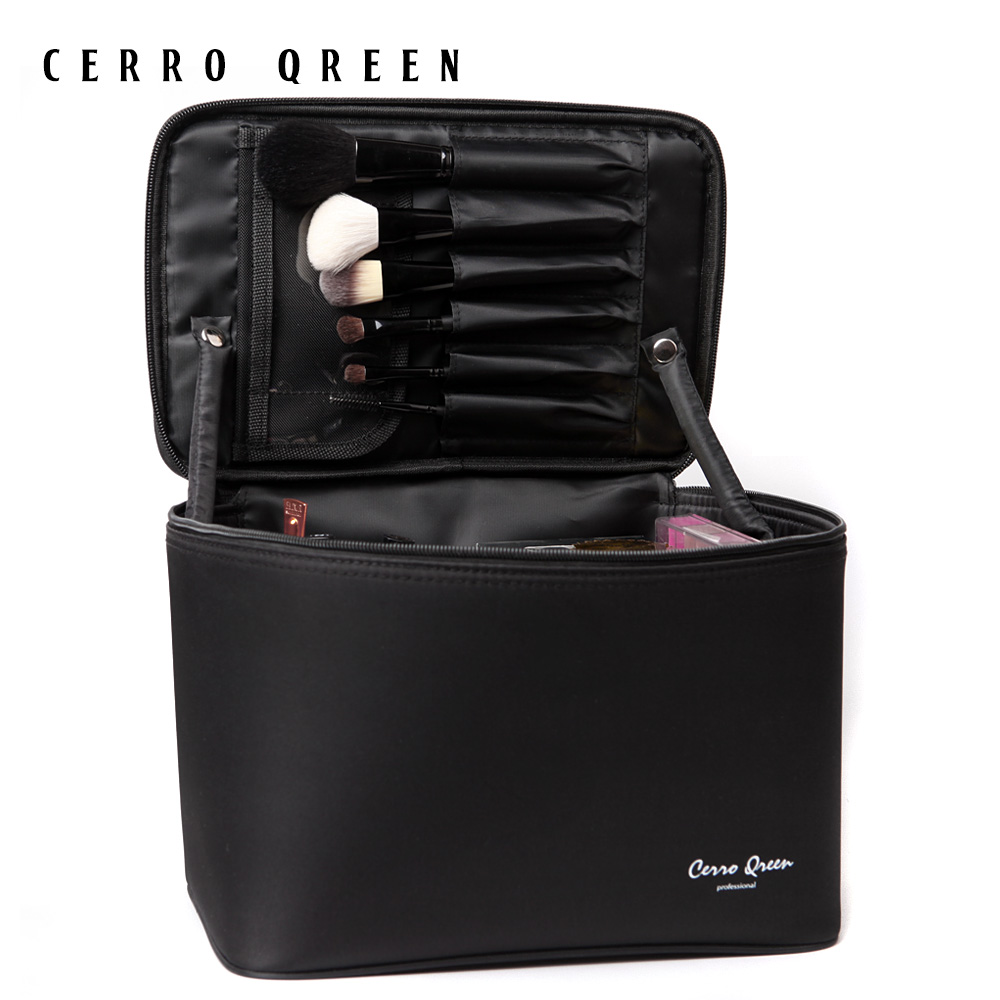 CerroQreen化妆工具品牌 收纳彩妆工具化妆品大容量手提化妆箱