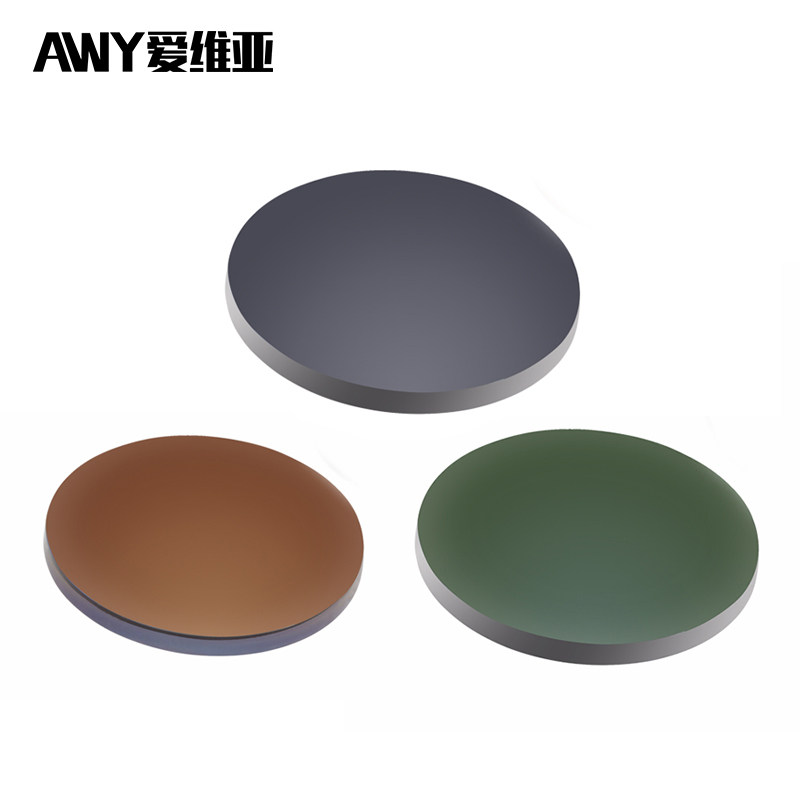 AWY Aivia 1 61 colorful dyed sunglasses ultra-thin aspheric dyed radiation protection 2 pieces