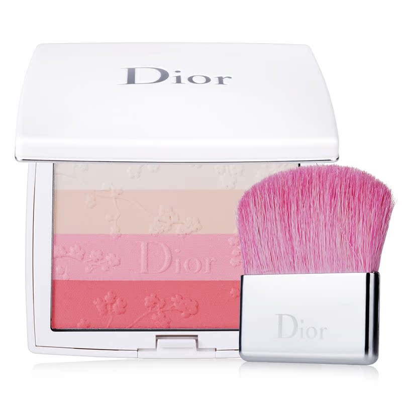 Dior/迪奥雪晶灵光采修饰蜜粉饼14g2016限量胭脂腮红修容提亮肌肤
