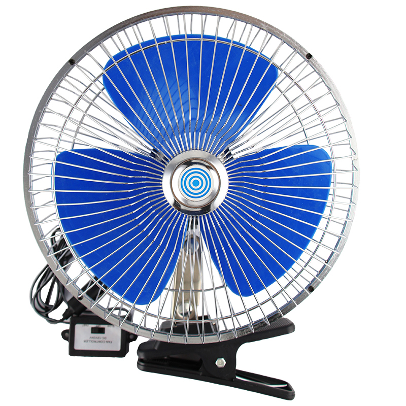 汽车车载强劲风扇12V8寸 24V10寸静音 车用车载电风扇可夹摇头