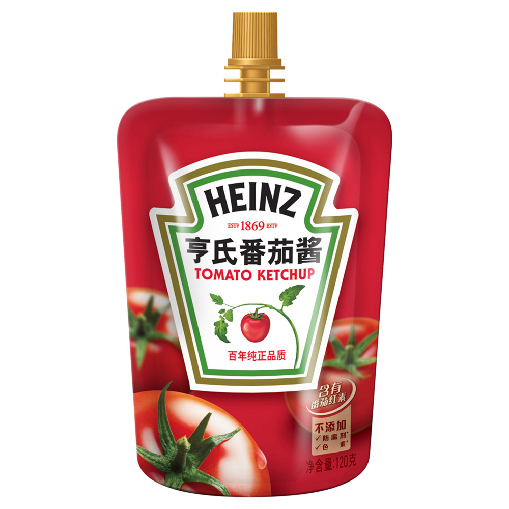 【天猫超市】亨氏番茄酱120g/袋  蘸点拌面 调味 甜酸适宜