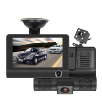 4 1080P Three Lens Car DVR Dash Cam Camera Camcorder Night