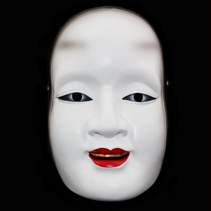 Halloween Japanese Noh Drama Drama Son Jiro Prajna Collector's Edition Resin Noh face funny mask