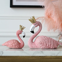 Harvest Cottage Desktop home accessories ornaments Creative Flamingo artists use living room Bedroom romantic decorations