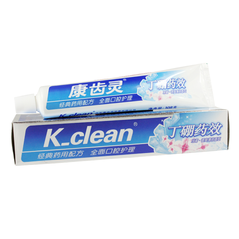 康齿灵 丁硼药效牙膏 帮助缓解牙龈问题 减少牙菌斑薄荷香型 108G