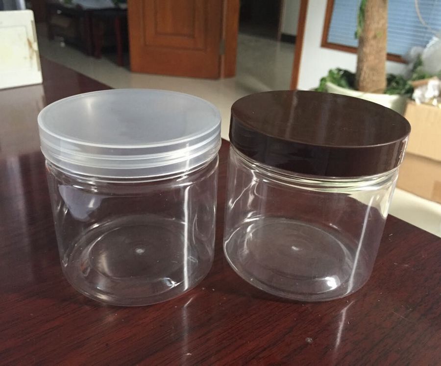 PET Transparent Plastic Bottle 350ml Food Jars Candy Jar Pastry Cookie Jar Cookies Bottle 85 * 85 Direct sale