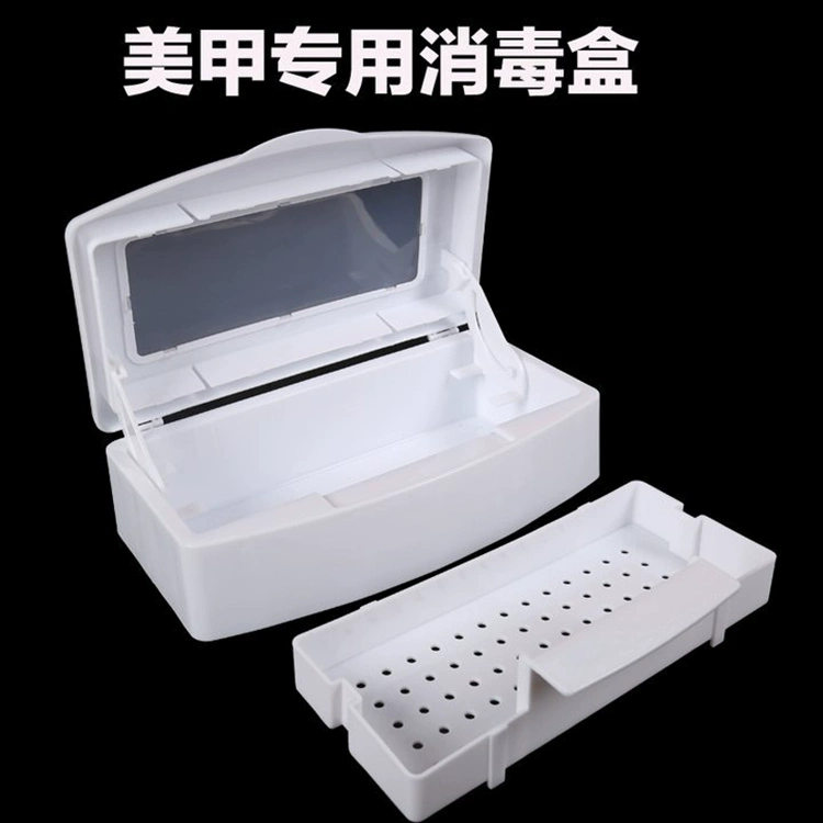 Hộp khử trùng dụng cụ vẽ móng Hộp khử trùng nghệ thuật Hộp khử trùng đặc biệt Hộp khử trùng Khử trùng chuyên nghiệp Chống ăn mòn - Công cụ Nail