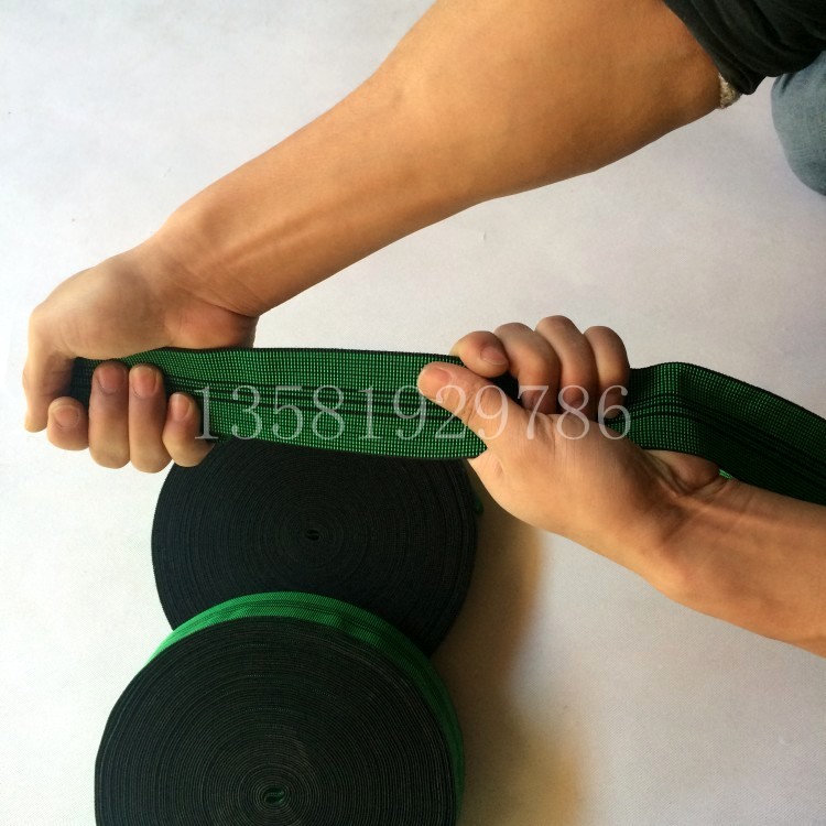 Sofa belt accessories large elastic belt truck bundled trampoline seat in rubber bandage weaving belt thickness Longda Sheng