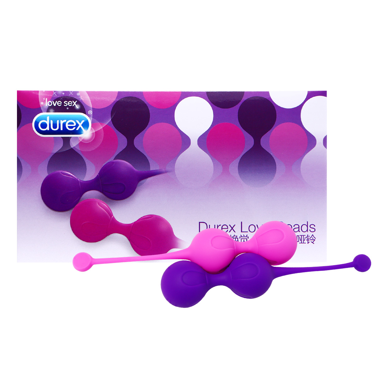 杜蕾斯焕觉私密紧致哑铃自慰成人情趣性用品女用缩阴球