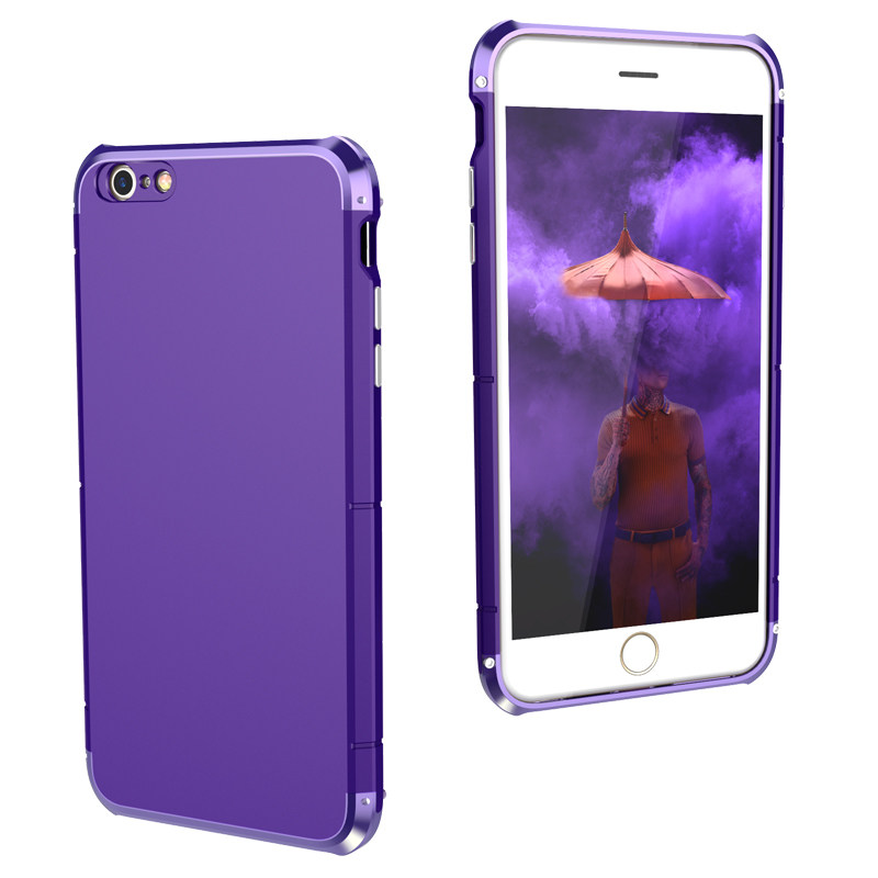 GINMIC Shield Aluminum Metal Frame Hard PC Back Cover Case for Apple iPhone 6S Plus/6 Plus & iPhone 6S/6