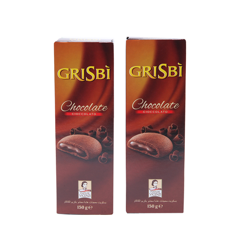[意大利原装进口]维鲜格里斯Grisbi可可夹心饼干150g*2盒