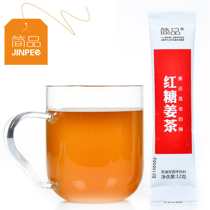【天猫超市】简品 红糖姜茶单条12g 速溶颗粒姜茶老姜汤 红糖茶
