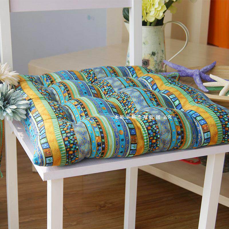 Bohemian cotton linen chair cushion thickened lace Turkish chair cushion Cushion Tatami Mat Fatweight Submat