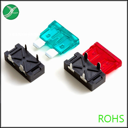 PCB plug-in safety seat Car medium horizontal plug-in box Medium plug-in fuse panel mounting base