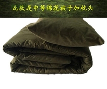  Student military training housekeeping quilt Single dormitory Army green mattress hot melt quilt